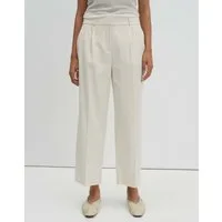 someday Bundfaltenhose Cisan flow City Pant mit festem Griff Mid Rise, Bundfalten und Gummibund hinten am Saum