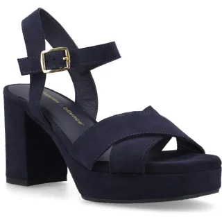Hush Puppies Ophelia Wildleder Damen Sandalen Navy