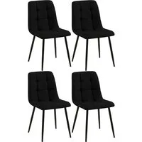 CLP Esszimmerstuhl Tilde (4er Set), mit Rückenlehne, bis 150 kg