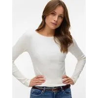 Vero Moda Langarmshirt VMRUBY LS TOP JRS NOOS Baumwollmischung
