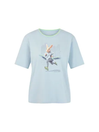 Marc Cain Sports - T-Shirt mit Aufdruck - Gr. - 38