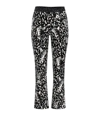 Marc Cain Sports - Schlupfhose FREDERICA mit Print black new - Gr. - 38