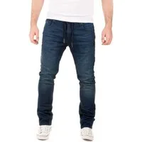 WOTEGA Slim-fit-Jeans Herren Jogginghose in Jeans-Look Noah Stretch Hose in Jogging Jeans Sweathosen Denim