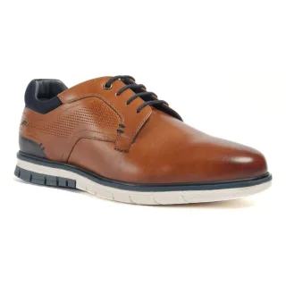 Pod Merlin Leder Herren Hellbraune Schnürschuhe
