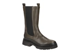 Gabor 91.834 Damenstiefel Combat Boots grau/schwarz F - normal Weite