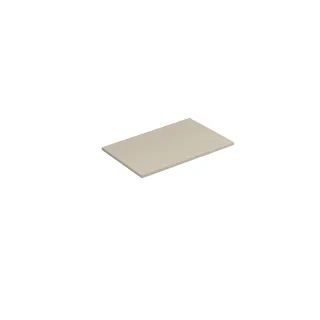 KLUDI-ICOS Deckplatte 80, 6 x 50, 3 H1, 2 cm Matt Light Dove 50T80O2