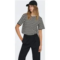 ONLY Kurzarmshirt ONLLIVINA S/S STRIPE TEE JRS NOOS