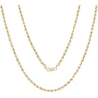 Firetti Collierkettchen Schmuck Geschenk Gold 585 Kordelkettengliederung 3,0 mm breit