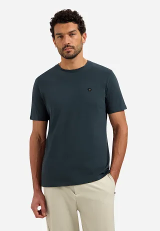No Excess - T-Shirt Crewneck Peached Dark Steel - Gr. - XXL