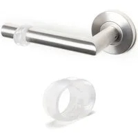 sossai® Wandtürstopper Transparenter Türklinkenpuffer TKP1 (5 St)
