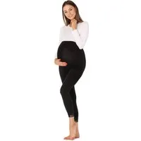 Be Mammy Umstandsleggings Damen 7/8 Umstandshosen BE20-262 (1-tlg) elastischer Bund