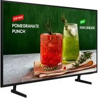 BE75D-H Business TV, Public Display schwarz, UltraHD/4K, HDMI, Triple Tuner