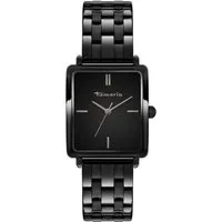 Tamaris Quarzuhr The Square Black Edelstahl