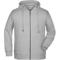 Daiber Hoodie James & Nicholson JN 8026 Herren Kapuzen Sweatjacke gekämmte ringgesponnen
