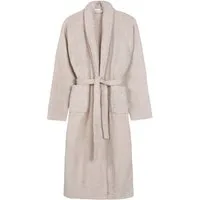 hip Unisex-Bademantel Hip Bathrobe uni - Blue, Midilänge, Walkfrottee, Schalkragen, Gürtel, Schalkragen, Gürtel, Taschen, Baumwolle, Frottee, Weich