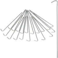 relaxdays Zelthering Zeltnagel Stahl 20er Set