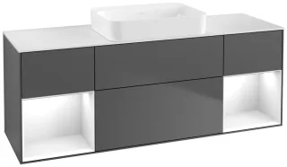 Villeroy & Boch Waschtischunterschrank Finion G74 1600x603x501mm Wandbel WT mit., G741GFGK G741GFGK