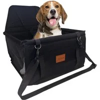 Petsation Hunde-Autositz Waschbarer Hundesitz Auto – Sicher, Stabil, Für Rückbank & Vordersitz, Oxford, Waschbar, Stabil, Vordersitz und Rücksitz
