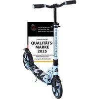 SIX DEGREES Cityroller aus Aluminium TESTSIEGER, Klappmechanismus, Ständer 205 mm PRIME, TESTSIEGER Stiftung Warentest