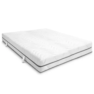 7 Zonen Viskoelastik-Matratze Sleezzz Smart 180 x 200 cm, Höhe 18 cm, Härtegrad H3 mit Air Memoryschaum