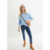 bonprix Leggings aus Baumwollmischung, Slim fit, in Jeansoptik, mit Eingrifftaschen