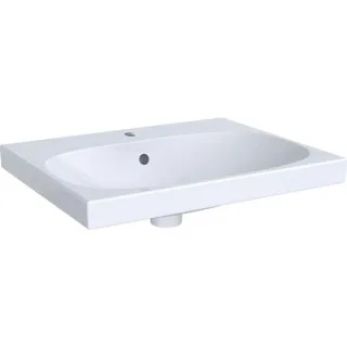 Geberit Acanto Waschtisch, 600x480mm mit Hahnloch, m. Überlauf, weiss, 500620012 500620012