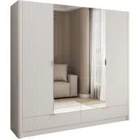 Lookway Kleiderschrank SCARLETT mit Schubladen und Spiegel Breite: 213 cm