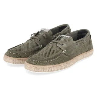 Bullboxer Bootsschuhe  Grün - Gr. 41 -  Textil