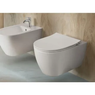 Ideal Standard i.life O Wandbidet T568101 34,5x53x29,5cm, mit Hahnloch/Überlauf, weiß
