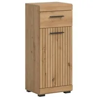 welltime Unterschrank SIENA, Breite 37cm, 1 Tür, 1 Schubkasten, 2 Fächer, MDF-Front (1-St., TOPSELLER) in verschiedenen Farben erhältlich, Badmöbel, Badschrank, Kommode, Bad