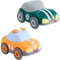 Haba Spielzeug-Auto Set Grüner Flitzer & Safety Car, unisex neutral