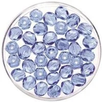 Glorex Bastelperlen Glorex Glasschliff Perlen 4 mm 100 Stück