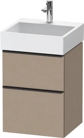 Duravit D-Neo Waschtischunterbau wandhängend Leinen Matt 484x442x625 mm - DE43700BD750000 DE43700BD750000