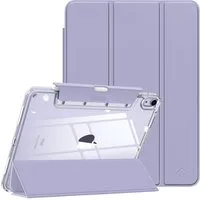 Fintie Tablet-Hülle für iPad Air 11'' M4/M3/M2(2026/2025/2024), iPad Air 5/4 Gen 2022/2020 10,9 Zoll, kristallklare Rückseite mit diskretem, einziehbarem Stifthalter