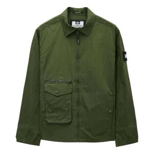 Weekend Offender - Hemdjacke für Herren, Nylon (Grün)