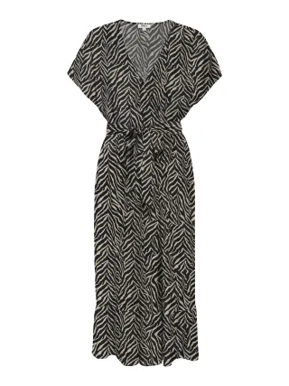 ONLY - ONLZILLA ADELE SS LONG DRESS NOOS WVN Black - Gr. - M