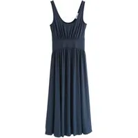 Next Midikleid Sommerliches, tailliertes Jersey-Midikleid (1-tlg)