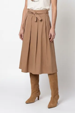 monari - Rock mit Bindeband brown sugar - Gr. - 36