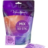 Vibratissimo Kondome Premium Nature, Color, Mix, verschiedene Aromen, Farben, Strukturen