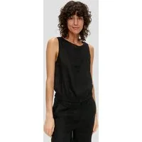 s.Oliver Muscleshirt Bluse Blusenshirt mit Rückenausschnitt