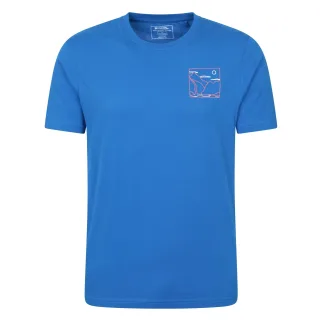 Mountain Warehouse - "Adventure Begins" T-Shirt für Herren (Kobalt)