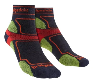 Bridgedale - Herren Trail Running Ultraleicht T2 Coolmax Sport 3/4 Crew Socken - Navy