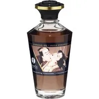 SHUNGA Massageöl Aphrodisiakum wärmendes Massage Öl – Intoxicating Chocolate, Atemaktivierte Erwärmung