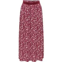 ONLY Maxirock ONLVENEDIG AOP LIFE LONG SKIRT Viskose, wadenlang