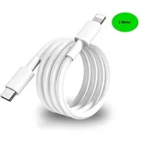 Ventarent Ladekabel passt für iPhone 14 13 12 11 Pro Max mini X XR XS iPad Autoladekabel, Lightning, USB-C (200 cm), 2 Meter Schnellladekabel