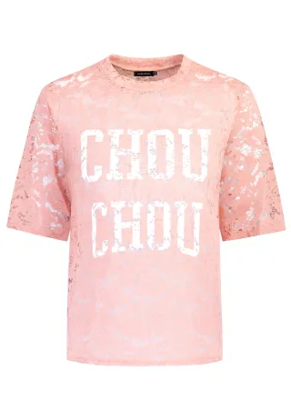 Authentic Style - RE9CIFQtU2hpcnQgUHJpbnQg Rosa - Gr. - XL