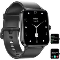 blackview Smartwatch Damen Herren,100+ Sportmodi, Metallarmband, 25 Tage Standby Smartwatch (1.85 Zoll, iOS&Android&HarmonyOS), 1-tlg., 2 Uhrenarmbänder (Metallarmband + Silikonarmband) und Ladekabel, 350mAh,KI-Sprachassistent,350+ Zifferblätter,Schl