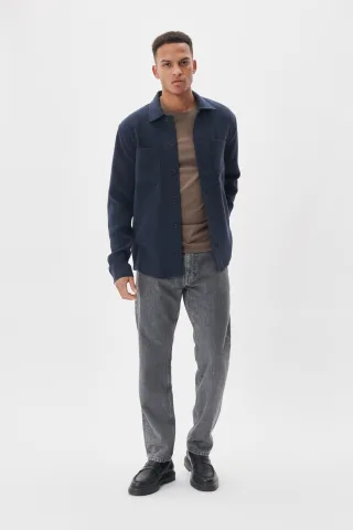 Overshirts MApelton Gerade Passform dark navy
