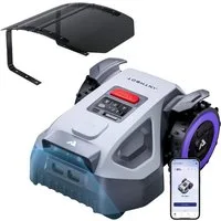 ANTHBOT Rasenmähroboter M5 Serie Ohne Begrenzungskabel mit RTK-Navigation & HDR-Dual-Vision, bis 700 m² Rasenfläche, (mit 4G-Modul, Schnitthöhe per App), Steigungen bis zu 45%, aktiver Tierschutz & KI-Hindernisvermeidung