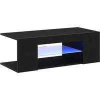 vidaXL TV-Schrank TV-Schränk Schwarz Eichen-Optik 90 x 39 x 30 cm Holzwerkstoff (1-St)